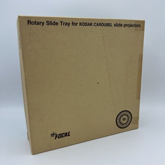 Kodak Rotary Carousel 80 Slide Tray Vintage In Original Box - Picture 6 of 6